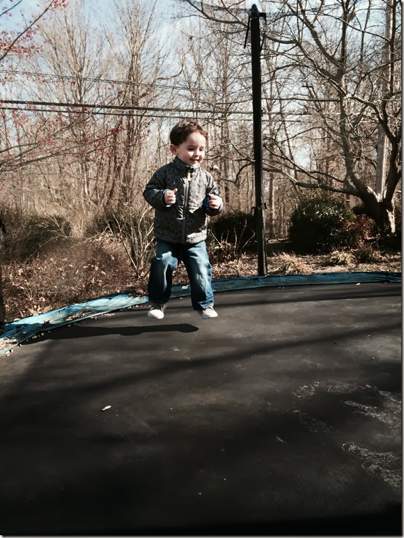 Knox jump on trampoline 2  1 26 14