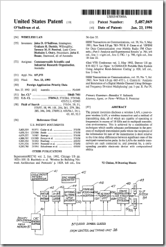 Patent front page