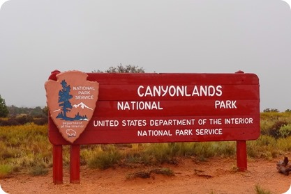 canyonlands sign