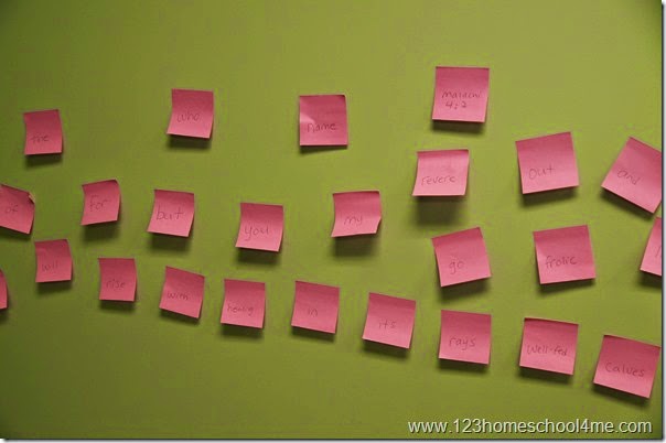 Bible Verse - Post it Memory Verse Review Bible Verse - Post it Memory Verse Review