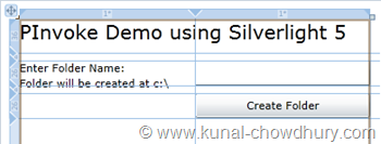 Silverlight 5 RC - PInvoke Demo - Design the UI