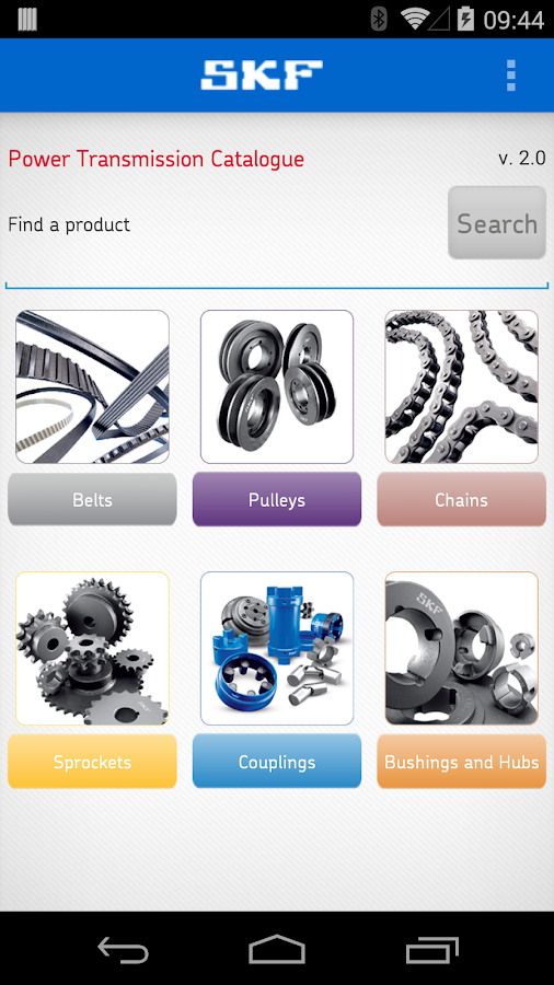 SKF PTP Catalogue Android Apps on Google Play