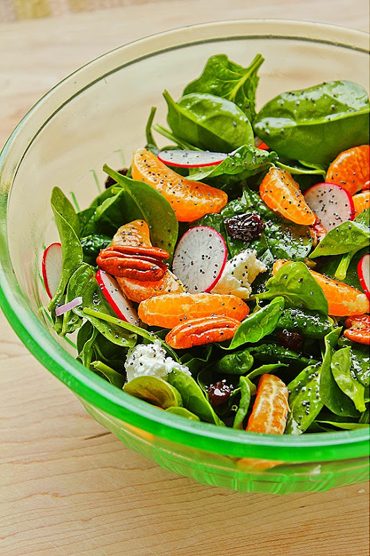 Clementine Spinach Salad  