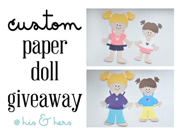 Paper doll giveaway!