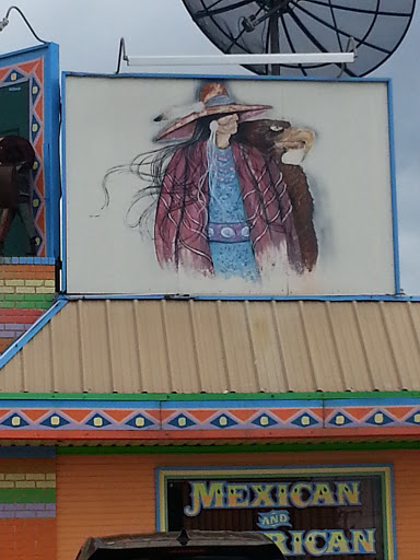 Indian & Eagle Mural