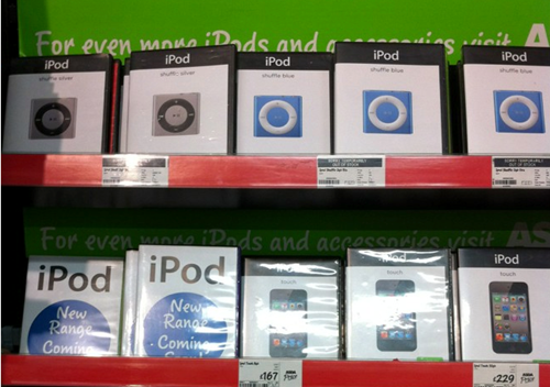 不過隨著 iPod 的銷售量逐年的下滑，有人開始認為，蘋果可能會終止 iPod 產品線