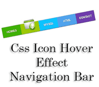 CSS-icon-hover-menu