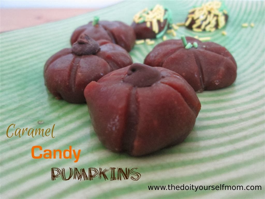 The DoItYourself Mom DIY Caramel Candy Corn and Pumpkins