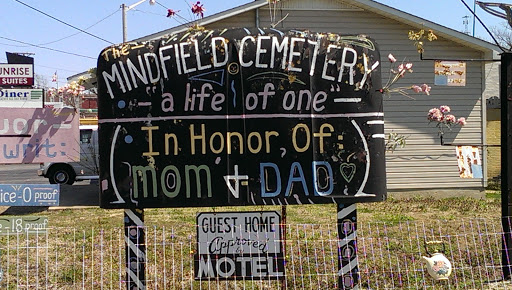 Mindfield Cemetery Sign