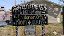 Mindfield Cemetery Sign