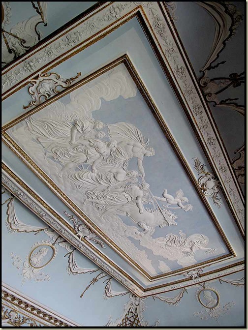 Shugborough - Plasterwork ceiling by Vassalli