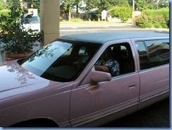 8092 pink limo from Marlowe's Ribs & Restaraunt (our free ride) - Memphis, Tennessee