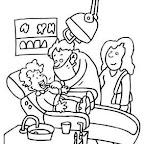 Dibujo Dia del Trabajador - Dentista 2