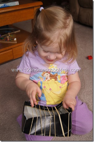 Toddler Activity Ruberbands Make Music Toddler Activity Ruberbands Make Music