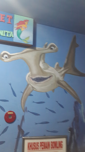 Hammerhead Shark Art (Ex Palembang Bowling Centre)
