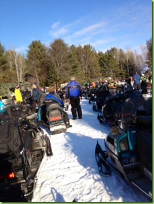 snowmobile ride for dad