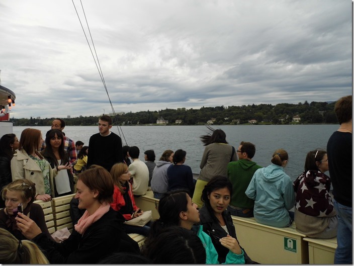 Leman lake Erasmus boat trip