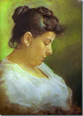 Pablo Picasso (Spanish artist, 1881â€“1973) Portrait of the Artist's Mother_ 1896_
