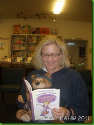 Stephanie Barden Reads to Sleepy Bear - June 2011