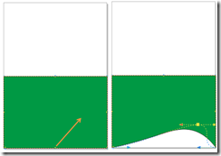 Gambar 2 Cara Meembuat efek melengkung di CorelDraw X7