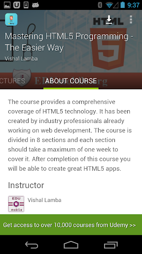 免費下載教育APP|Mastering HTML5 - Udemy Course app開箱文|APP開箱王