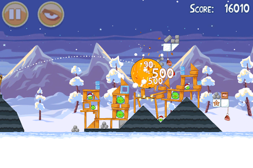 Игра Angry Birds - Happy New Year для планшетов на Android