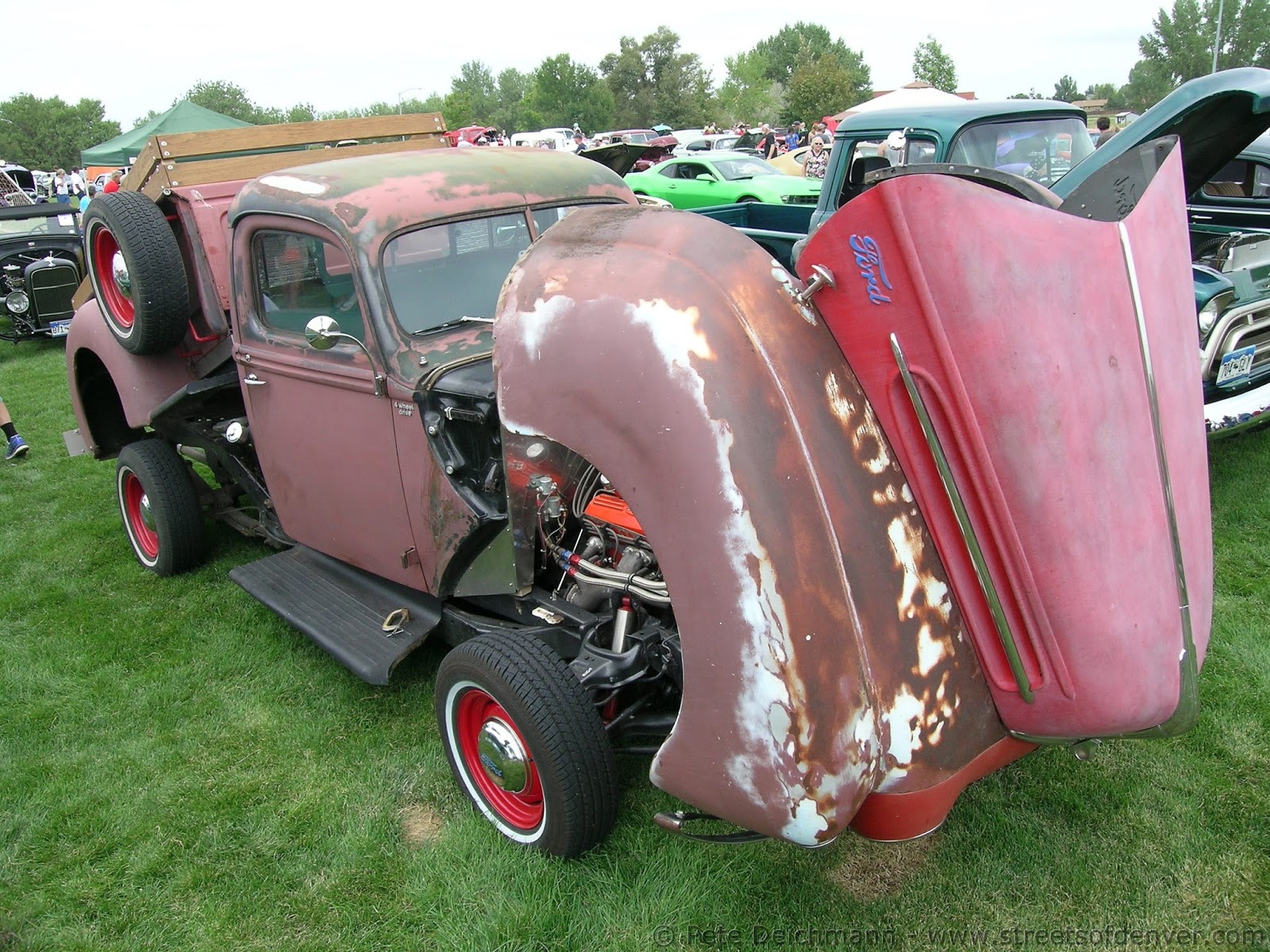Streets Of Denver 1942 Ford Rat Rod Pickup Four Wheel Drive