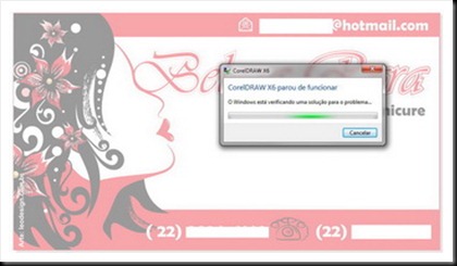 CorelDraw Parou de Funcionar Tavou