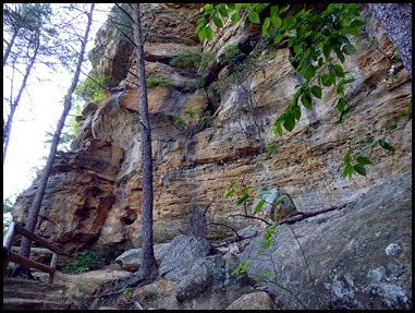 18f - Balance Rock- along the cliff wall