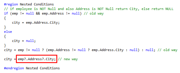 C# 6.0 - Nested Conditions (www.kunal-chowdhury.com)