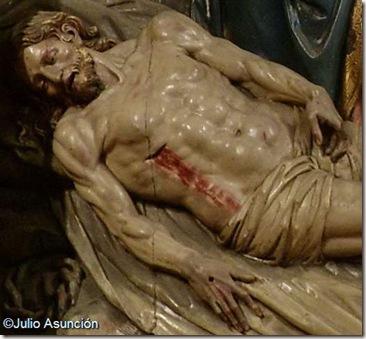 Cristo - Retablo de los Santos Juanes - Estella