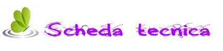 Scheda tecnica Scheda tecnica