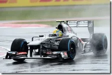 Esteban Gutierrez con la Sauber