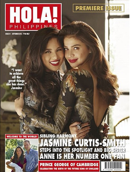 Jasmine Curtis-Smith, Anne Curtis on Hola! Ph premiere issue cover