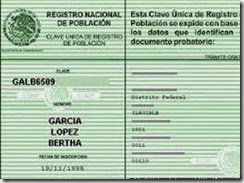 CURP VERDE EN LINEA ESTADO DE MEXICO Curp Verde en linea Estado de Mexico para imprimir gratis