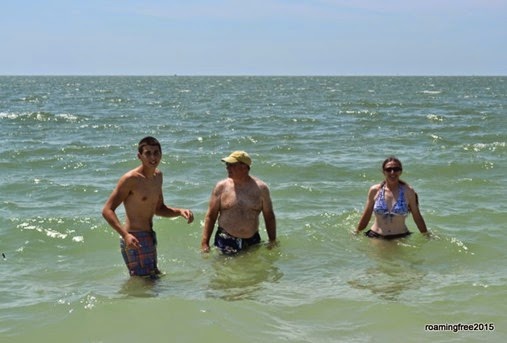 We even got in the water!