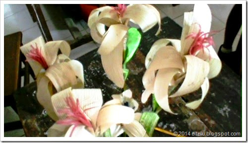 ELTELU Contoh Karya Kerajinan Berupa Bunga Dari  Bahan  
