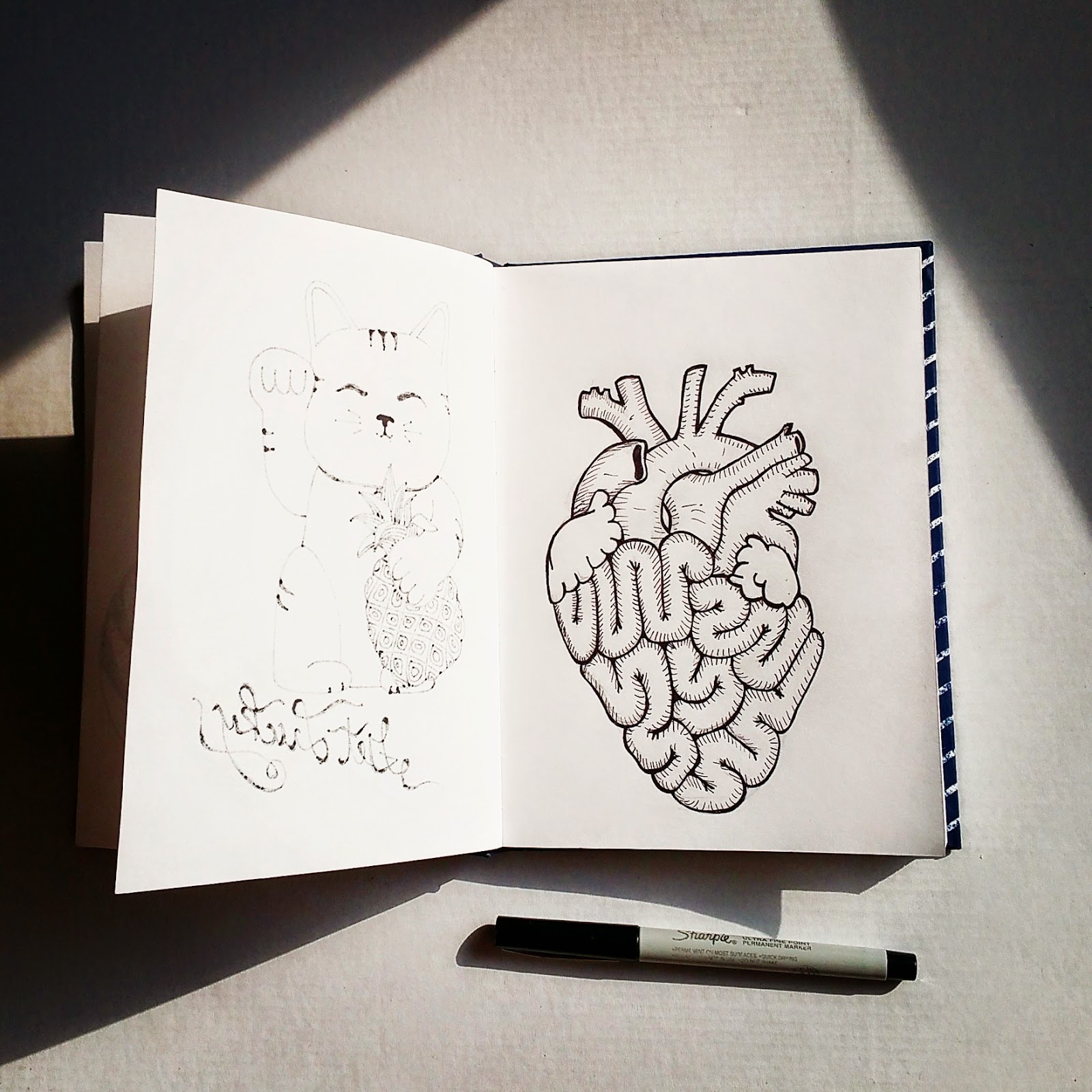 Meg Langmyer Artwork Sketchbook Doodles
