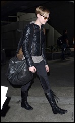 EXCLUSIVE: Evan Rachel Wood Arriving On A Flight In Los Angeles