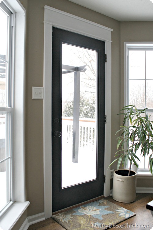 One more black door from Thrifty Decor Chick