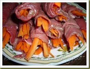 Involtini di manzo e carote con crema di cavolfiore (4)
