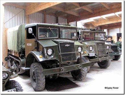 Tawhiti museum military vehicle collection. Two Chevrolet puddle jumpers.