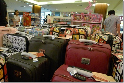 Mickey Mouse luggage fair
