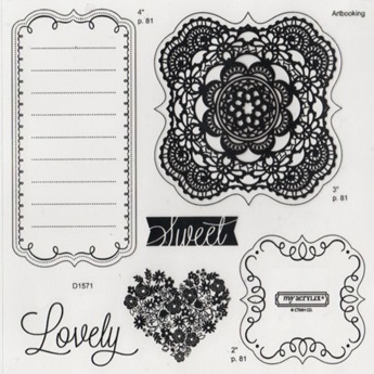 Artbooking_Sweet and Lovely stamp set image