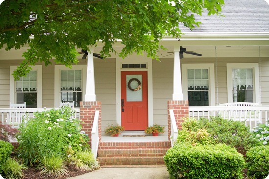 traditional front porch