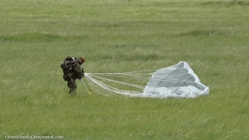 Фотографии военных учений на полигоне "Цугол"