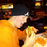 bugers at boston pizza in Milton, Canada 