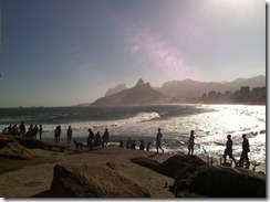 Rio beach from Copa