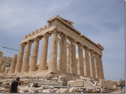 parthenon behind