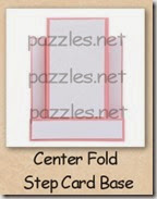 center fold step card-200